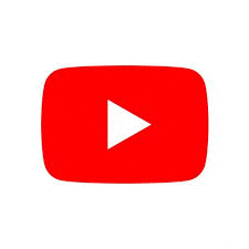 the youtube logo is a red square with a white play button .