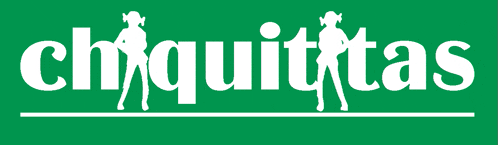 a green sign that says chiquitas in white