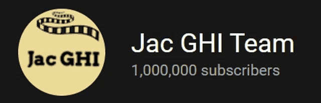 the jac ghi team has 1,000,000 subscribers on their website