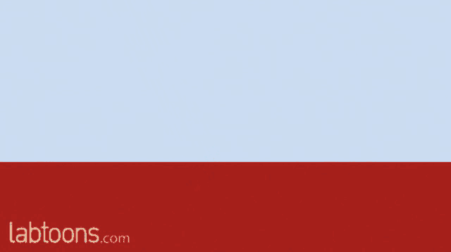 a rainbow is being reflected on a red surface with labtoons.com in the corner
