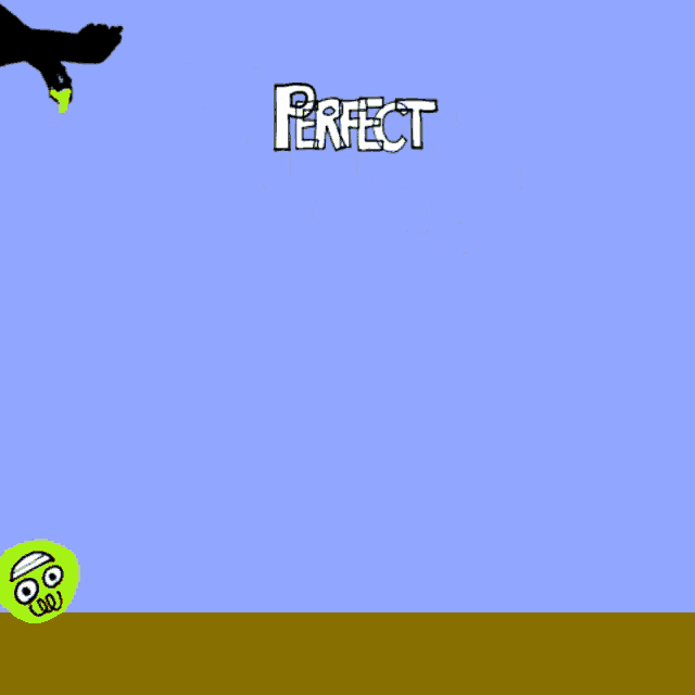 a cartoon of a bird and a yellow ball with the word timing