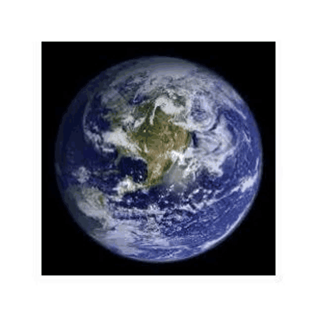 a picture of the earth from space with a black background