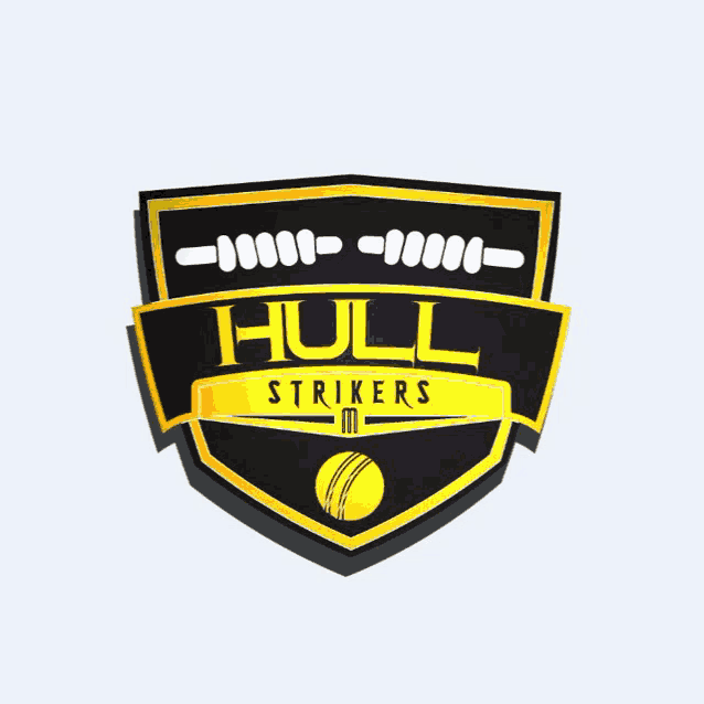 a logo for the hull strikers shows a cricket ball