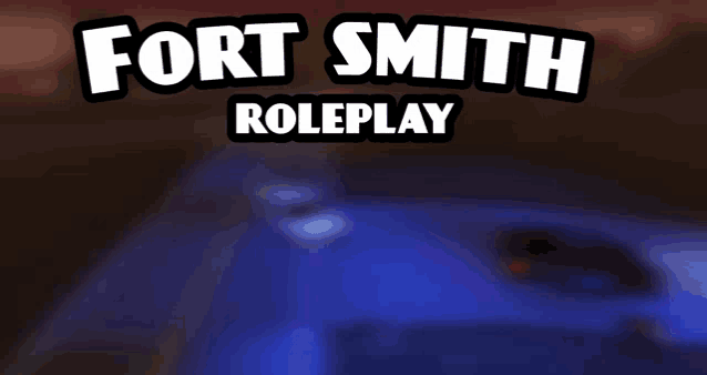 a poster for fort smith roleplay shows a blue car