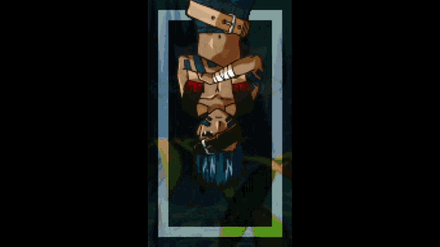 a drawing of a man laying upside down with a bandage on his arm