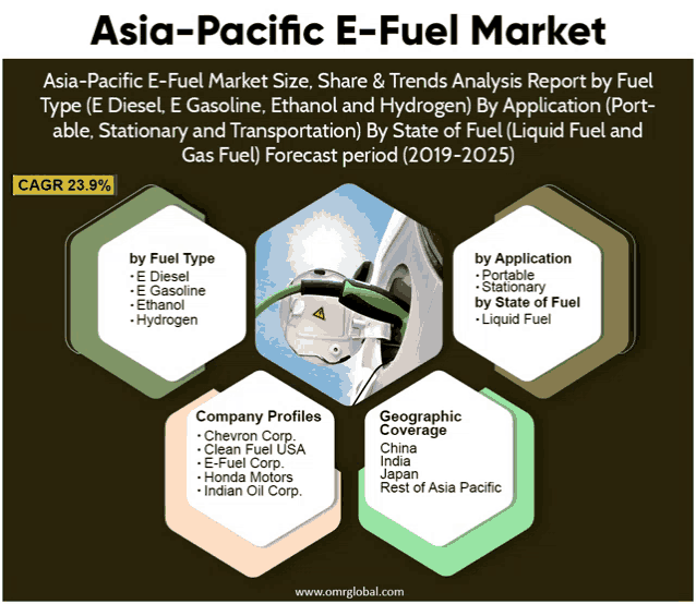 asia-pacific e-fuel market size share and trends analysis report by fuel type