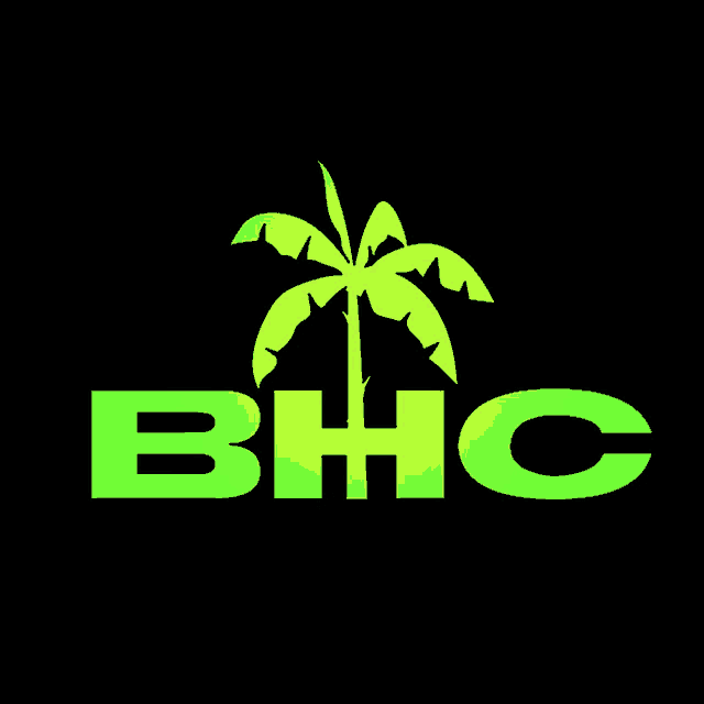 the bhc logo has a palm tree on it