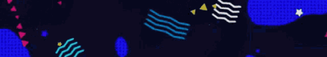 a colorful background with a shark 's shadow on it