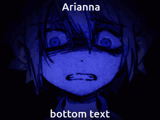 a picture of a girl with the name arianna written on the bottom