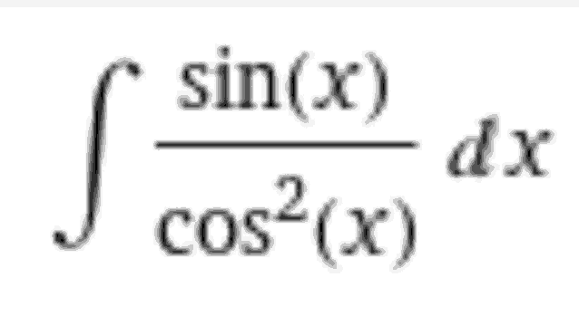 a black and white mathematical equation that says sin ( x ) cos2 ( x ) .