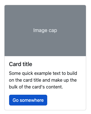 Componente de card do bootstrap 5