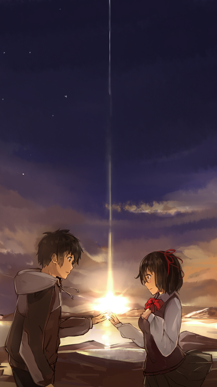 Your Name Wallpaper Phone : Beautiful Your Name Anime Wallpaper Novocom ...