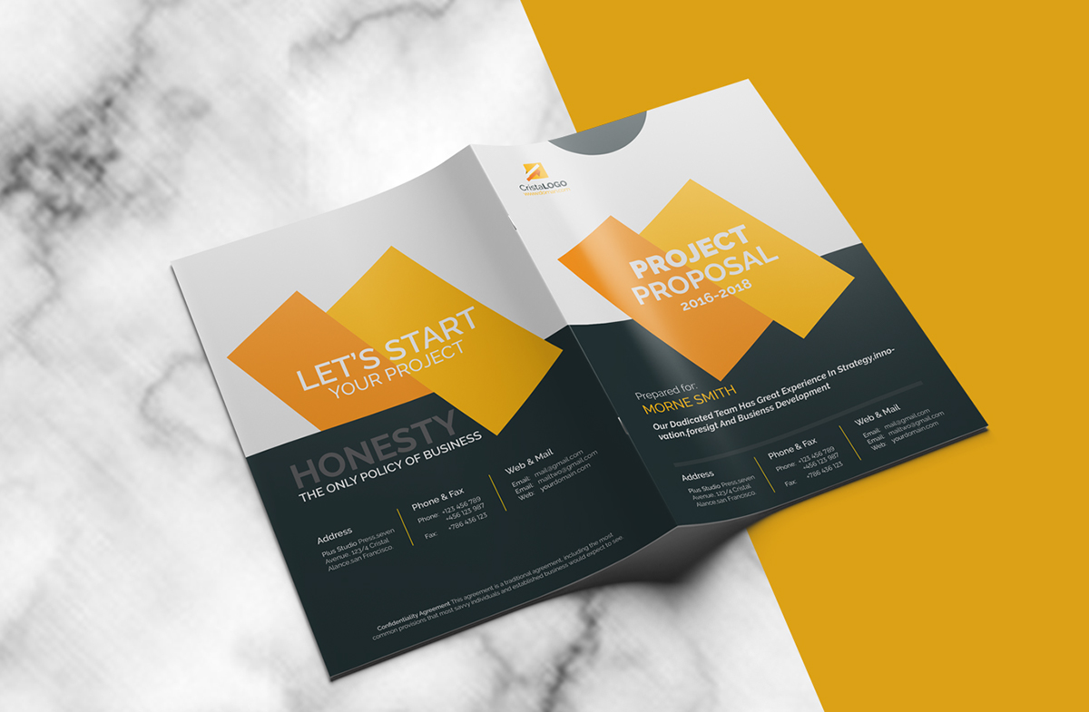 a4 agency proposal brand branding proposal brochure design business Business Proposal clean company proposal corporate