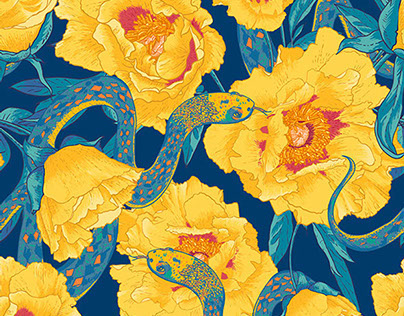 Yellow flowers background and cards