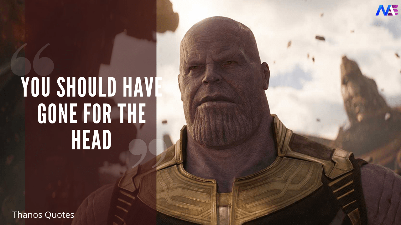 thanos quotes