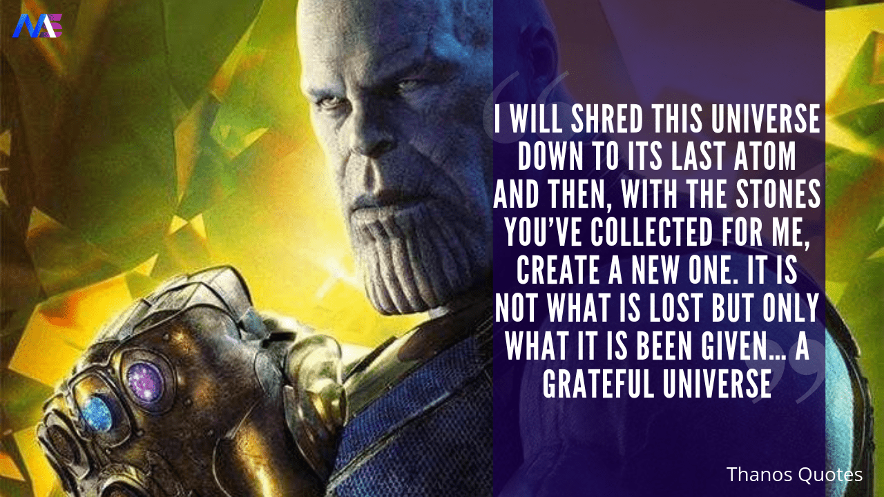 thanos quotes