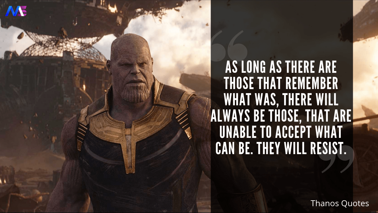 thanos quotes