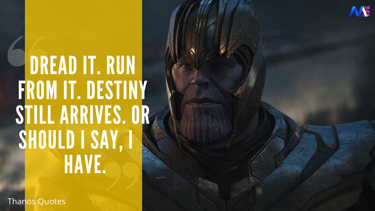 Thanos Quotes