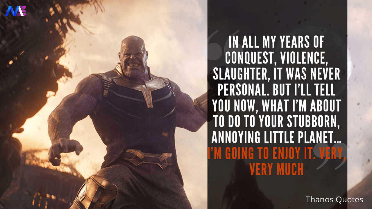 thanos quotes