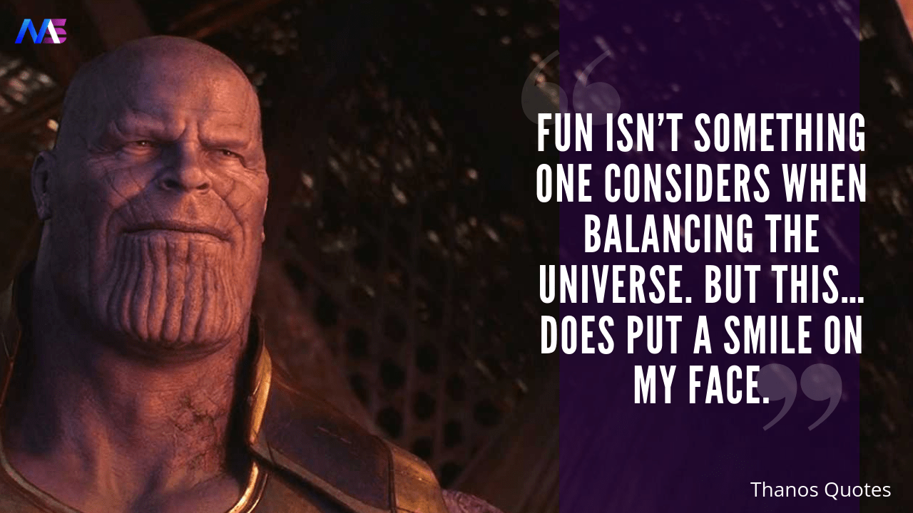 thanos quotes