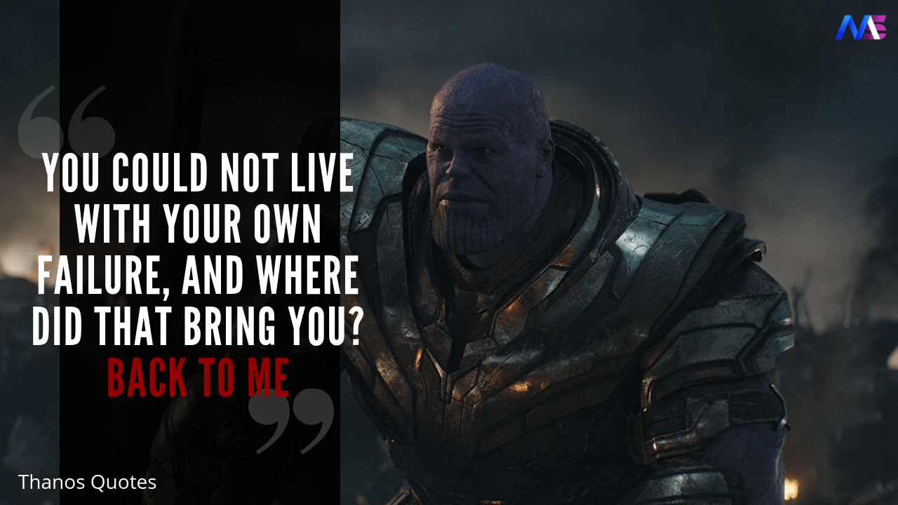 Thanos Quotes