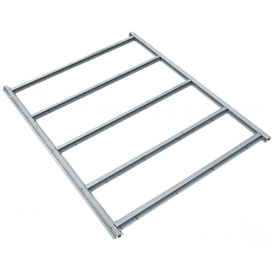 arrow 6-ft x 5-ft metal storage shed floor kit at lowes.com