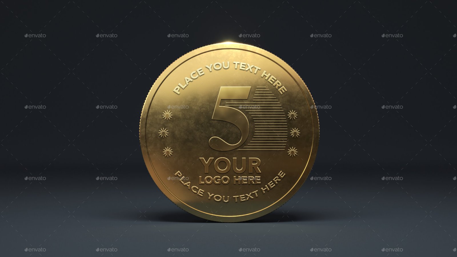 Gold Coin Mockups