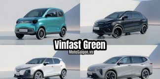 Vinfast ra mắt 4 mẫu xe điện Green 2025 Minicar SUV MPV