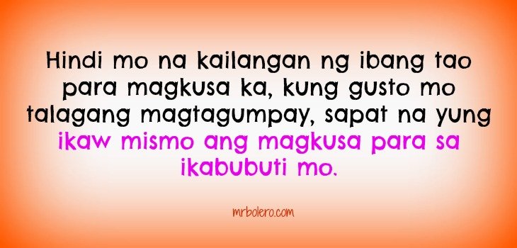 √ Motivational Quotes Tagalog Sa Trabaho