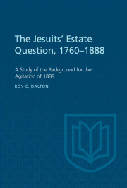 The Jesuits' Estate Question, 1760-1888