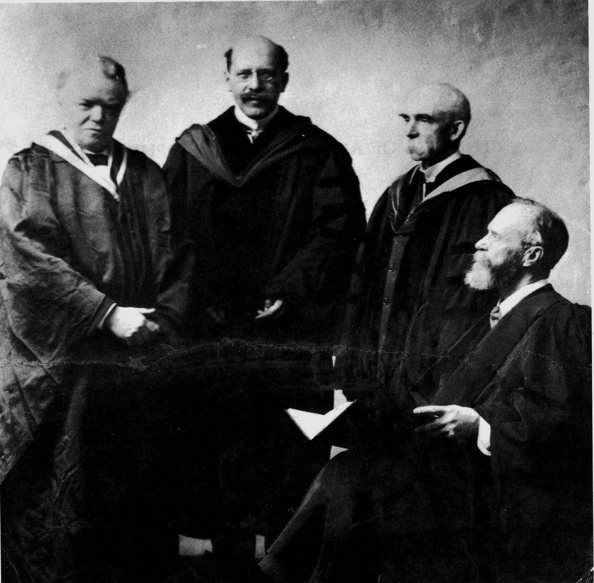 13. Josiah Royce, Hugo Münsterburg, George Herbert Palmer, William James (1908)