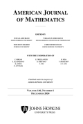 American Journal of Mathematics cover