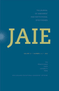 Journal of Assessment and Institutional Effectiveness cover