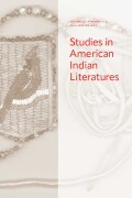 Studies in American Indian Literatures cover