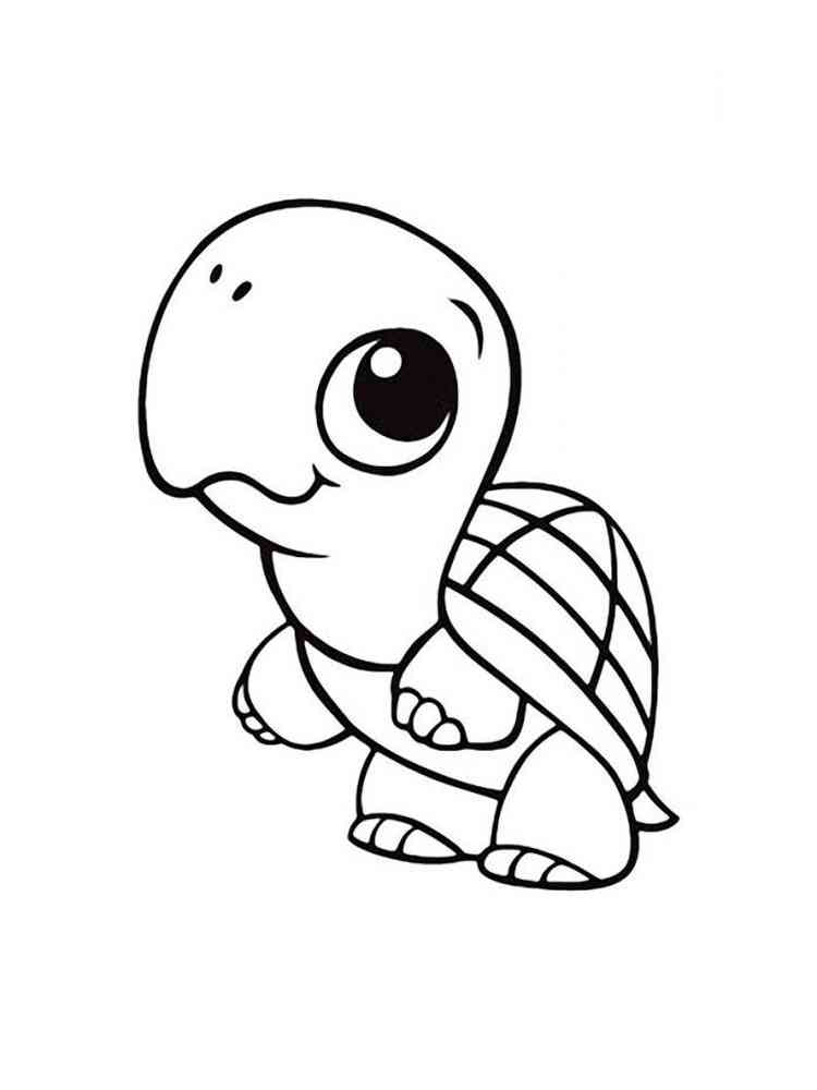 baby animals cartoon coloring pages