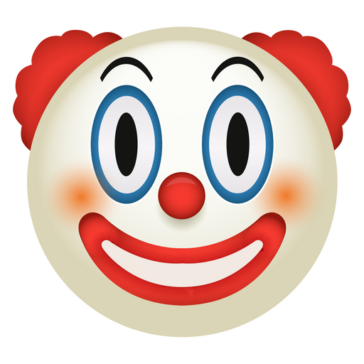 Clown Emoji Sticker