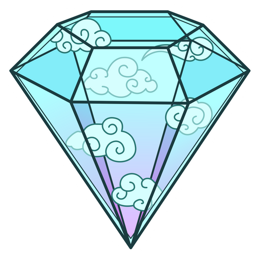 Sky Diamond Sticker