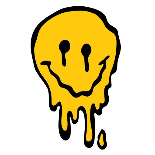 Drip Smile Sticker