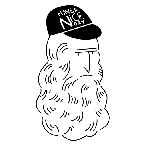 Leonardo da Vinci in а Сap Sticker