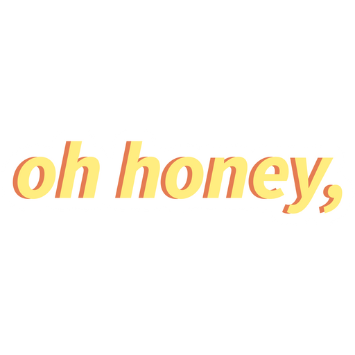 Oh Honey Sticker