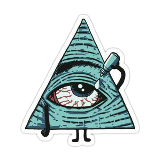 When Your Third Eye Has Seen Too Much Bullshit sticker