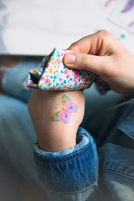 Natural child tattoo