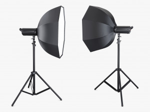 Studio Softbox Octagon Light M 2 3D Model