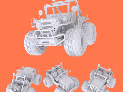 Off-road vehicle 3D Model