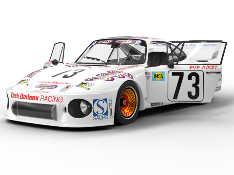 Porsche 935 79 1979 Wynns Le Mans Racing HQ 3D Model