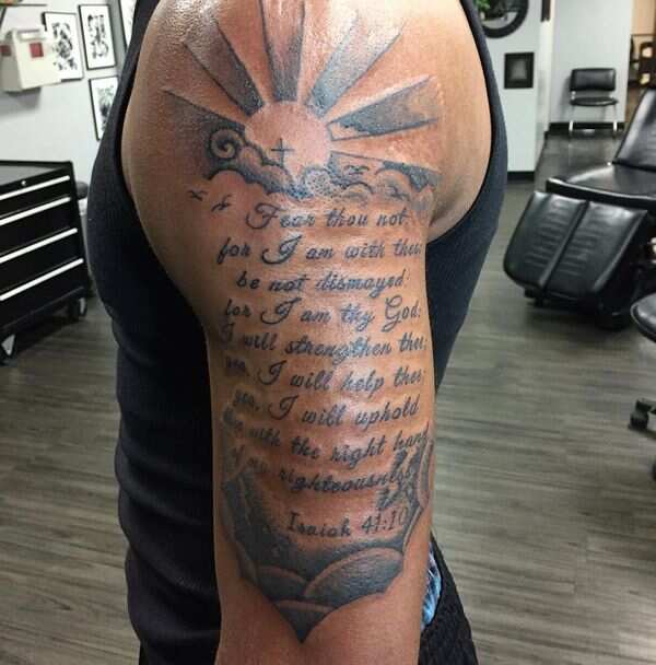 45 Bible Quote Tattoo With Deep Meaning  Psycho Tats