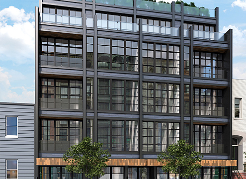 245 Manhattan Avenue, rendering from Mortar