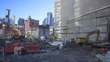 Work at 606 West 57th Street. Photo by Tectonic.