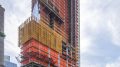 Construction of One West End, at 1 West End Avenue. Photo by Tectonic