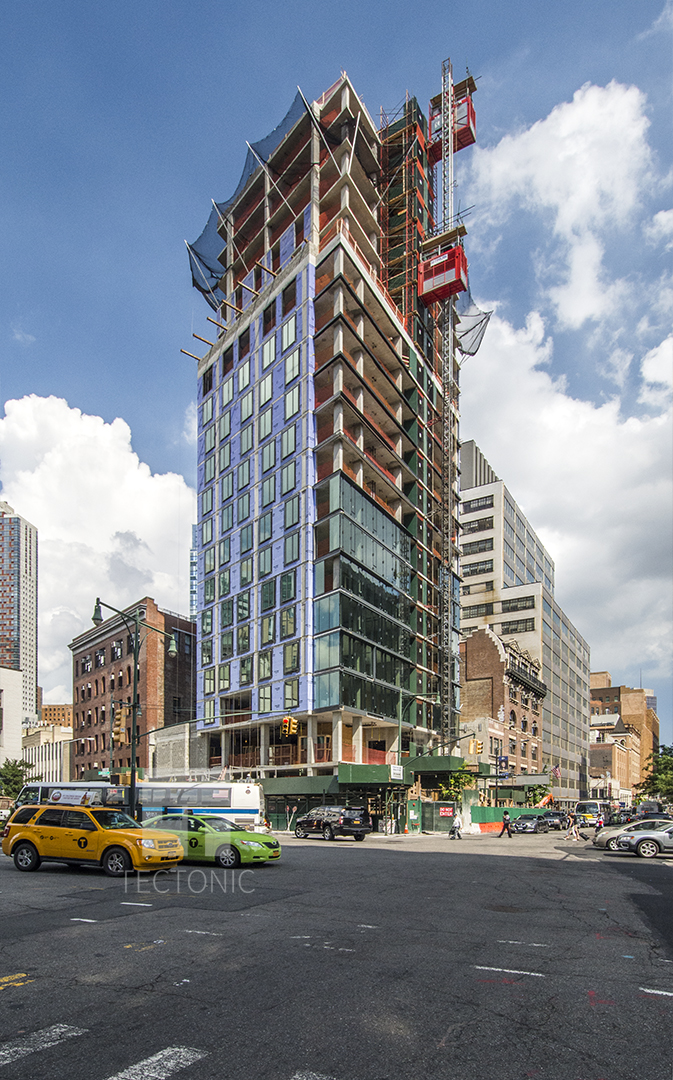 Construction at 415 Red Hook Lane (a.k.a. 117 Livingston Street), August 2016. Photo by Tectonic for YIMBY